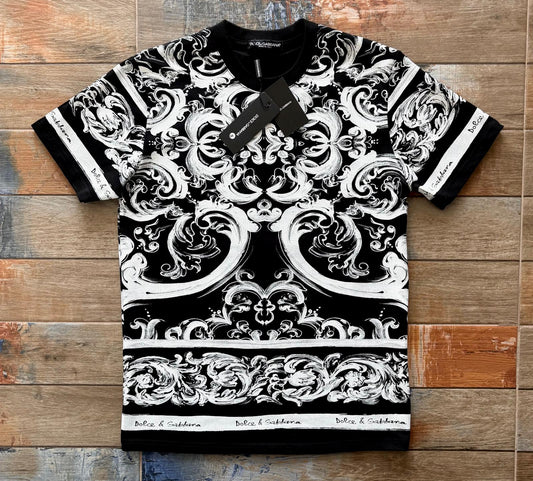 БЯЛА  МЪЖКА ТЕНИСКА  DOLCE GABBANA