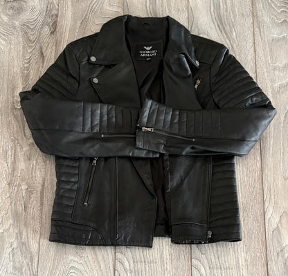 МЪЖКО КОЖЕНО ЯКЕ ОТ ЕСТЕСТВЕНА КОЖА ARMANI