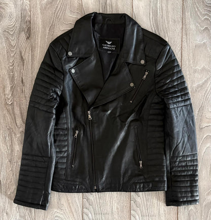 МЪЖКО КОЖЕНО ЯКЕ ОТ ЕСТЕСТВЕНА КОЖА ARMANI