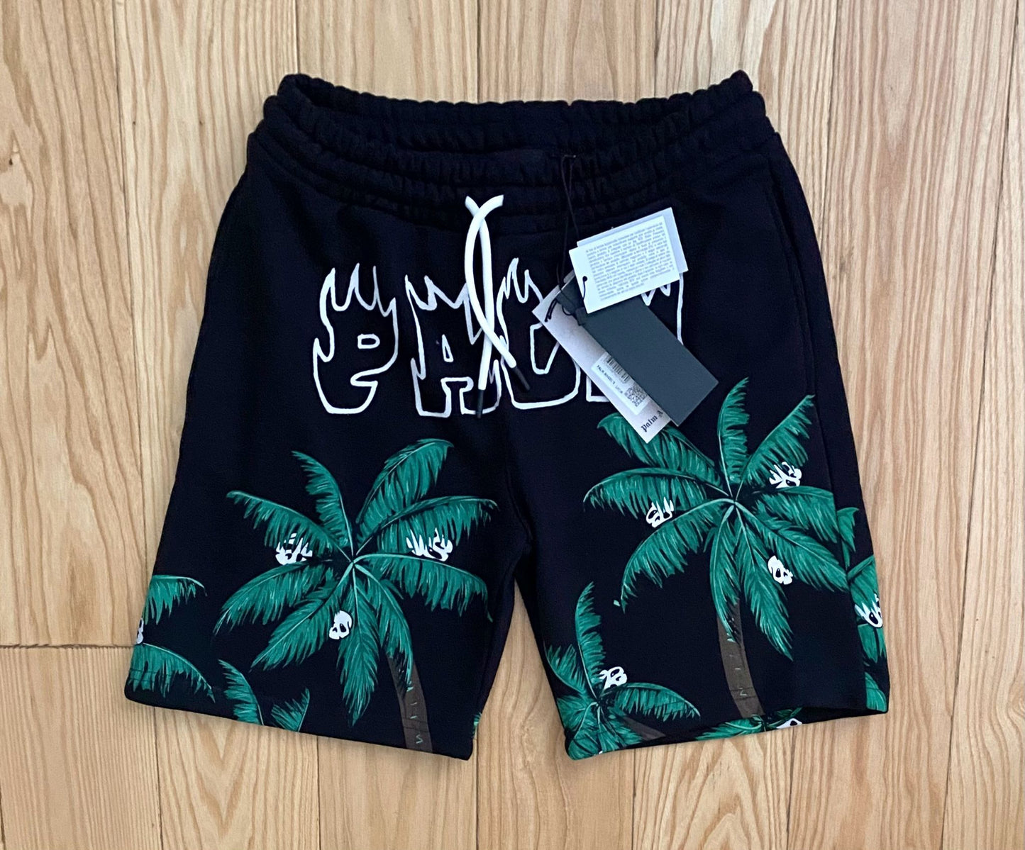 КЪСИ ПАНТАЛОНИ ПАМУЧНИ PALM ANGELS